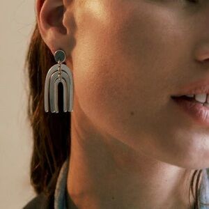 MADEWELL Gold Plated Arch Earrings